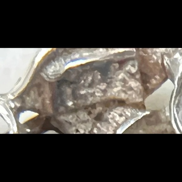 14K 10K Solid White Gold Grapes Pendant - Picture 4 of 5